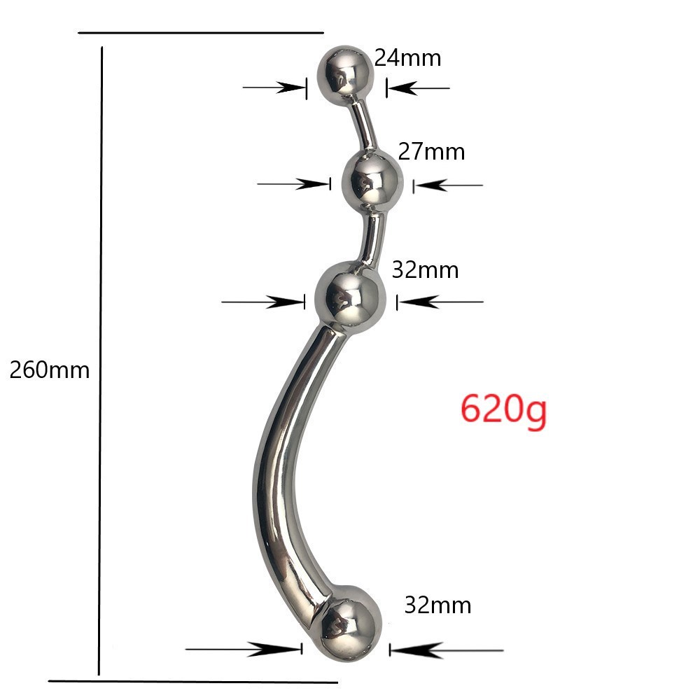 4 Anal Balls Stainless Steel Anal Butt Plug-WeLovePlugs