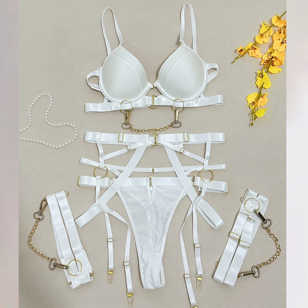 Chain Reaction Bondage Lingerie Harness Set