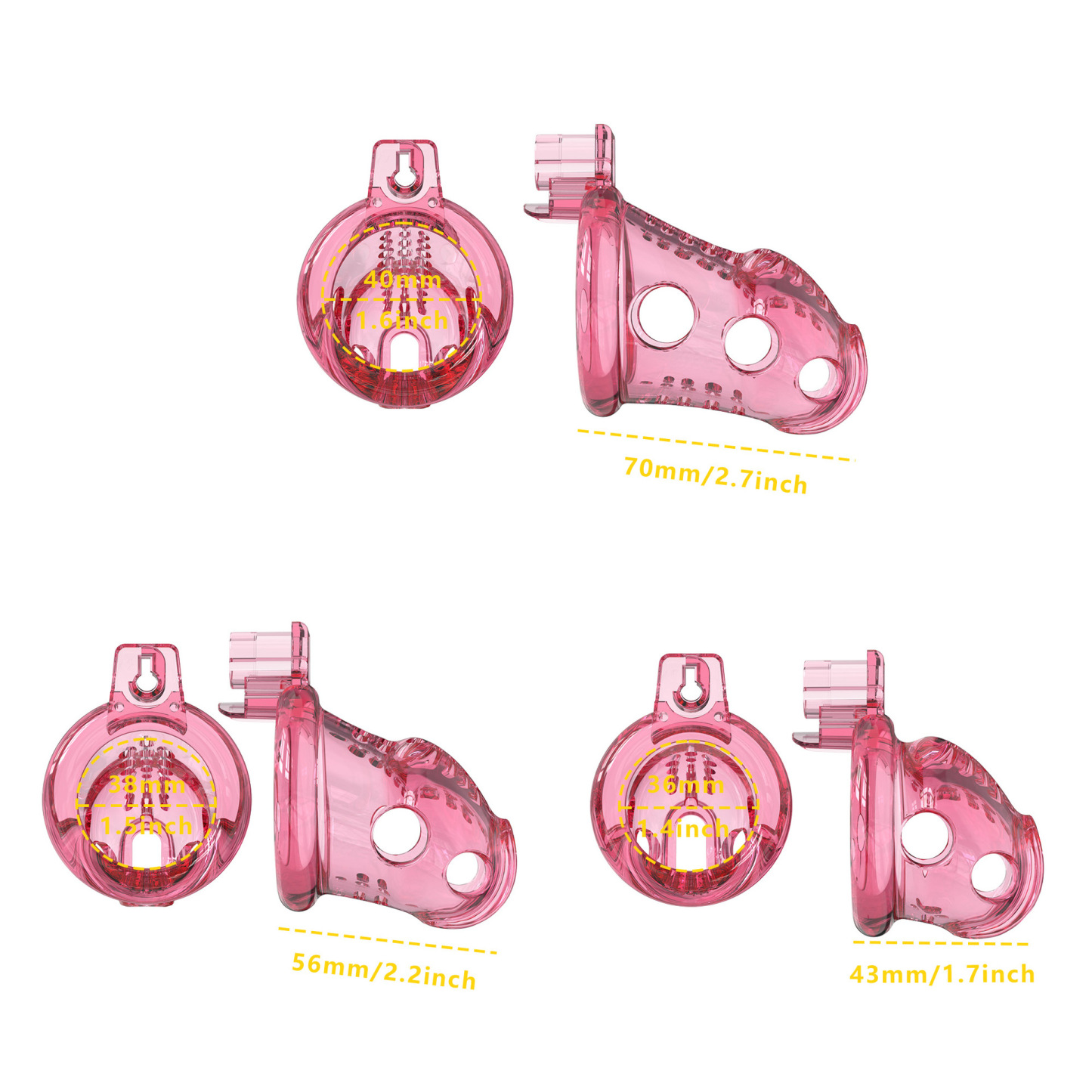 Elastic Male Chastity Cage-WeLovePlugs