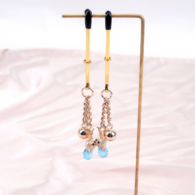 Sexy Crystal Bunny Nipple Clamps - image 4
