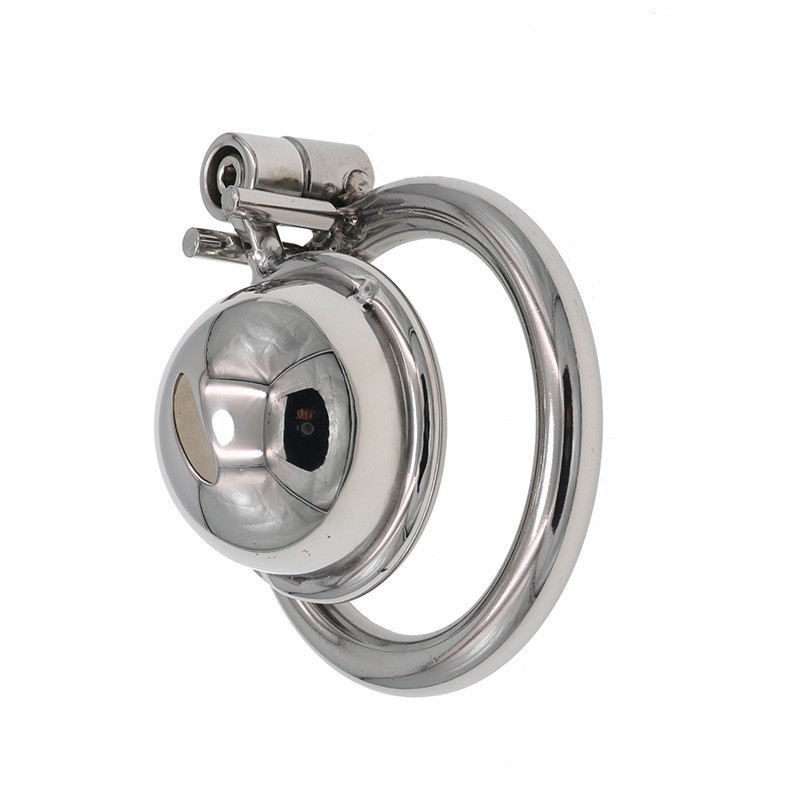 Men's Adjustable Stainless Steel Chastity Cage - image 2