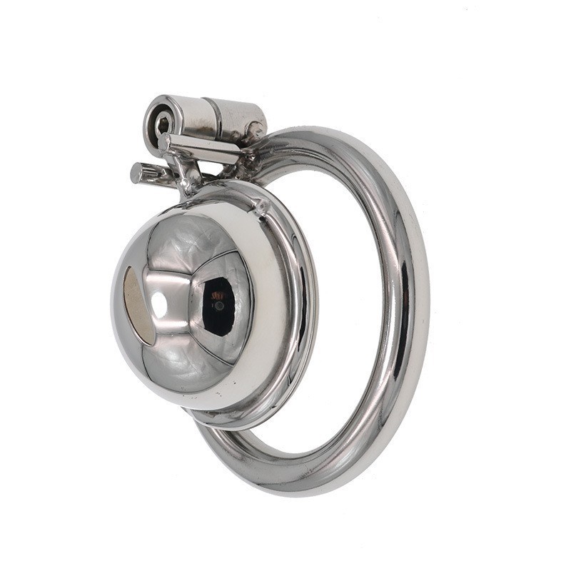 Men's Adjustable Stainless Steel Chastity Cage - image 2