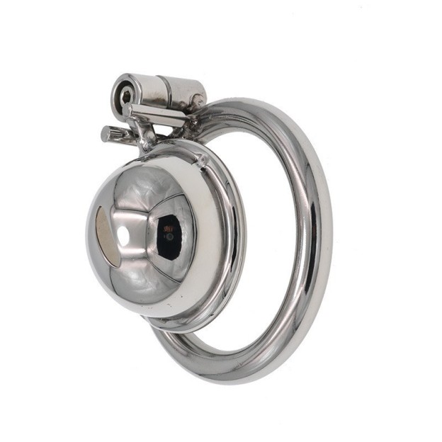 Men's Adjustable Stainless Steel Chastity Cage - image 2