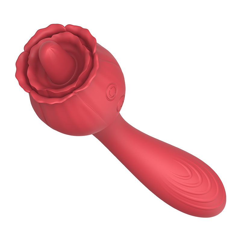 Rosebud Silicone Wand Massager Vibrator-WeLovePlugs