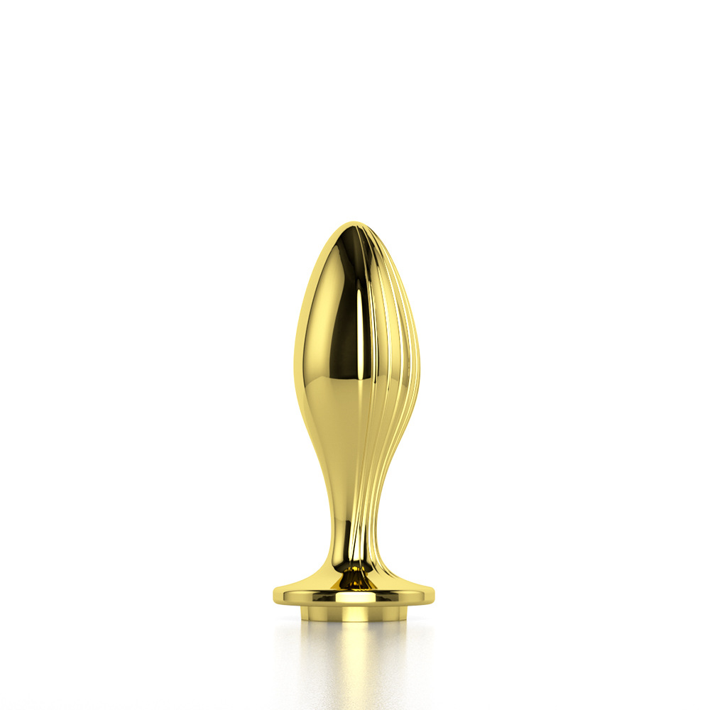 lubricantes sexuales para mujer anal Golden 3 Pcs Luxury Round Shaped Anal Butt Plug Online main image 0