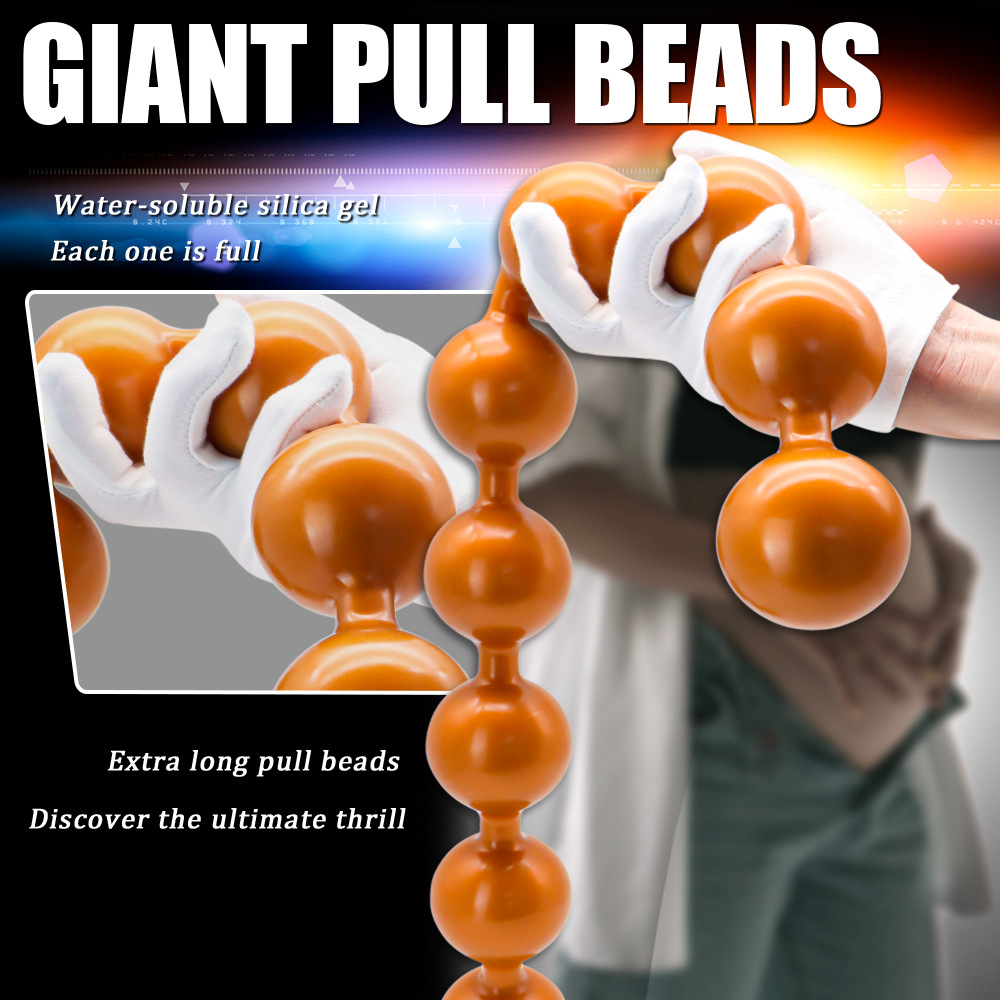 Extra Large Butt Plugs Huge Beaded Anal Plug -WeLovePlugs