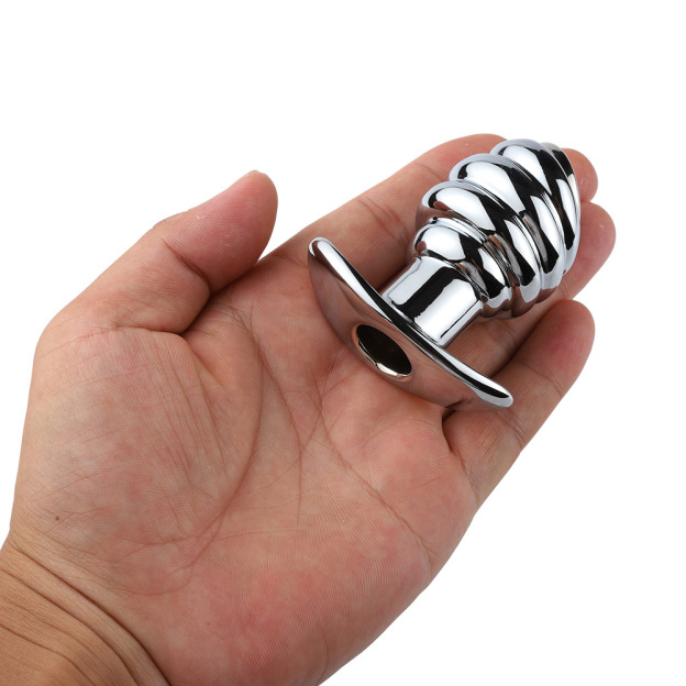 Hollow Ribbed Anal Plug -WeLovePlugs