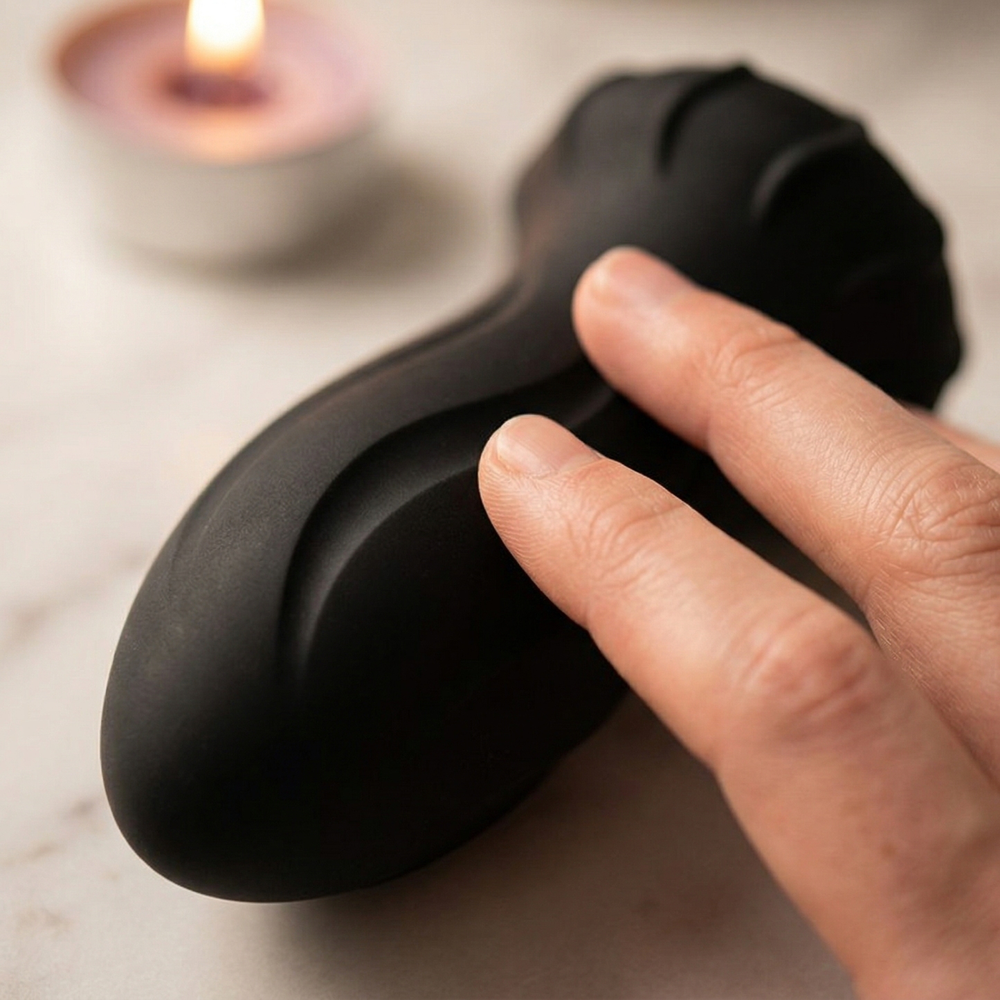 Remote Control Spiral Texture Vibrating Anal Massager - image 5