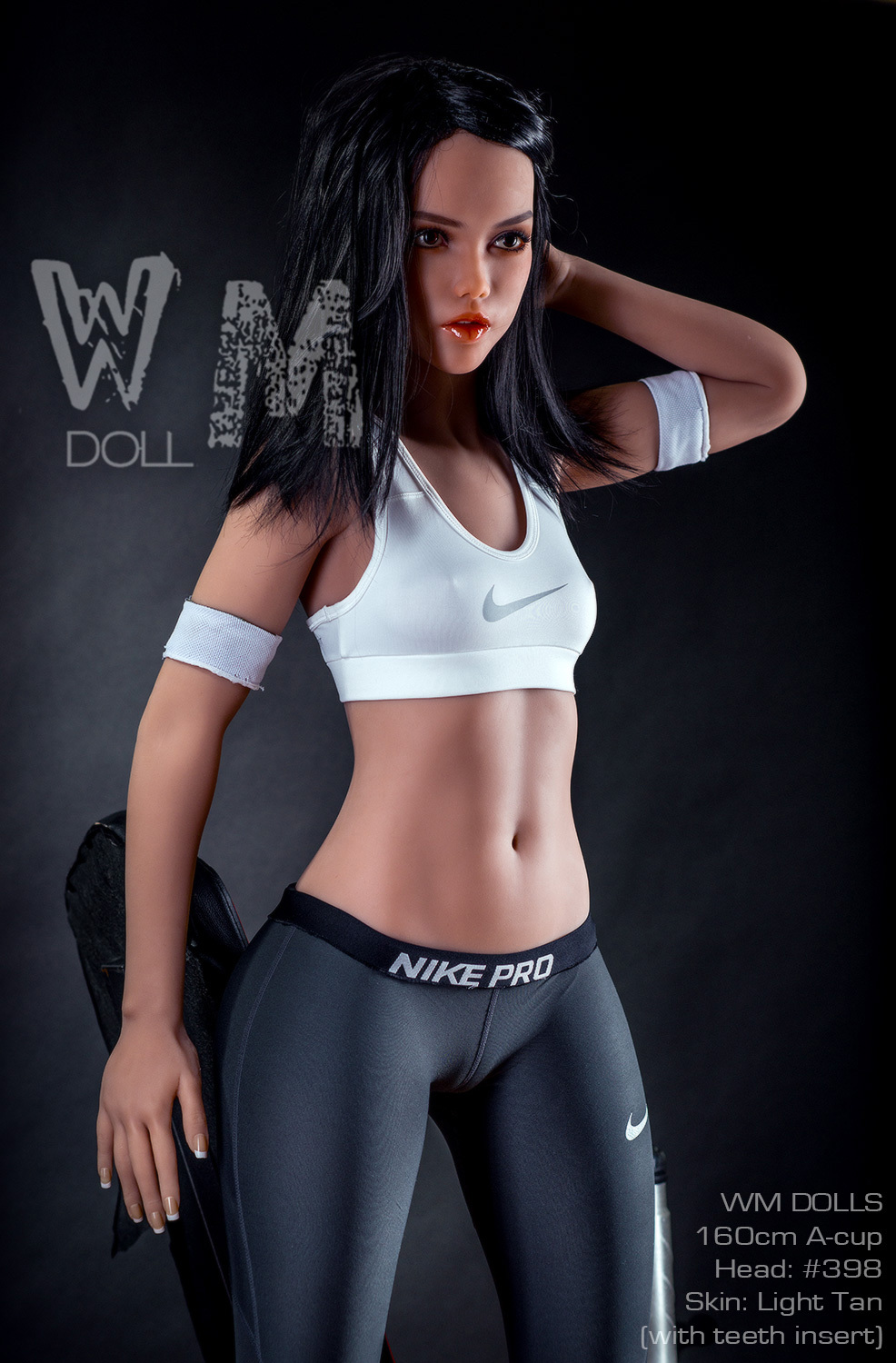 160cm A Cup S-TPE Realistic Sex Doll With Teeth Insert