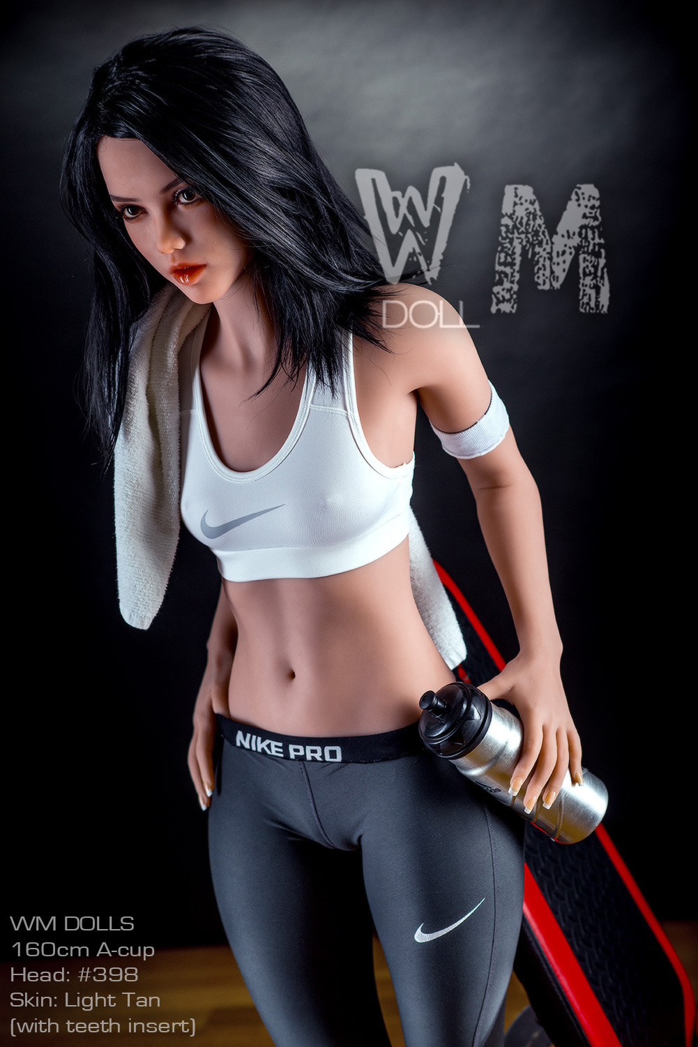 160cm A Cup S-TPE Realistic Sex Doll With Teeth Insert