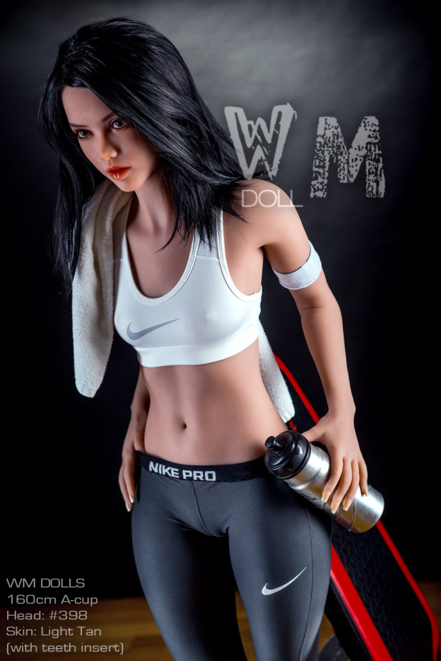 160cm A Cup S-TPE Realistic Sex Doll With Teeth Insert