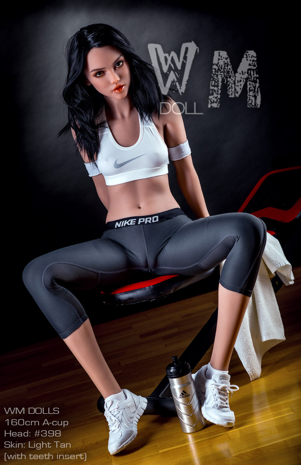 160cm A Cup S-TPE Realistic Sex Doll With Teeth Insert