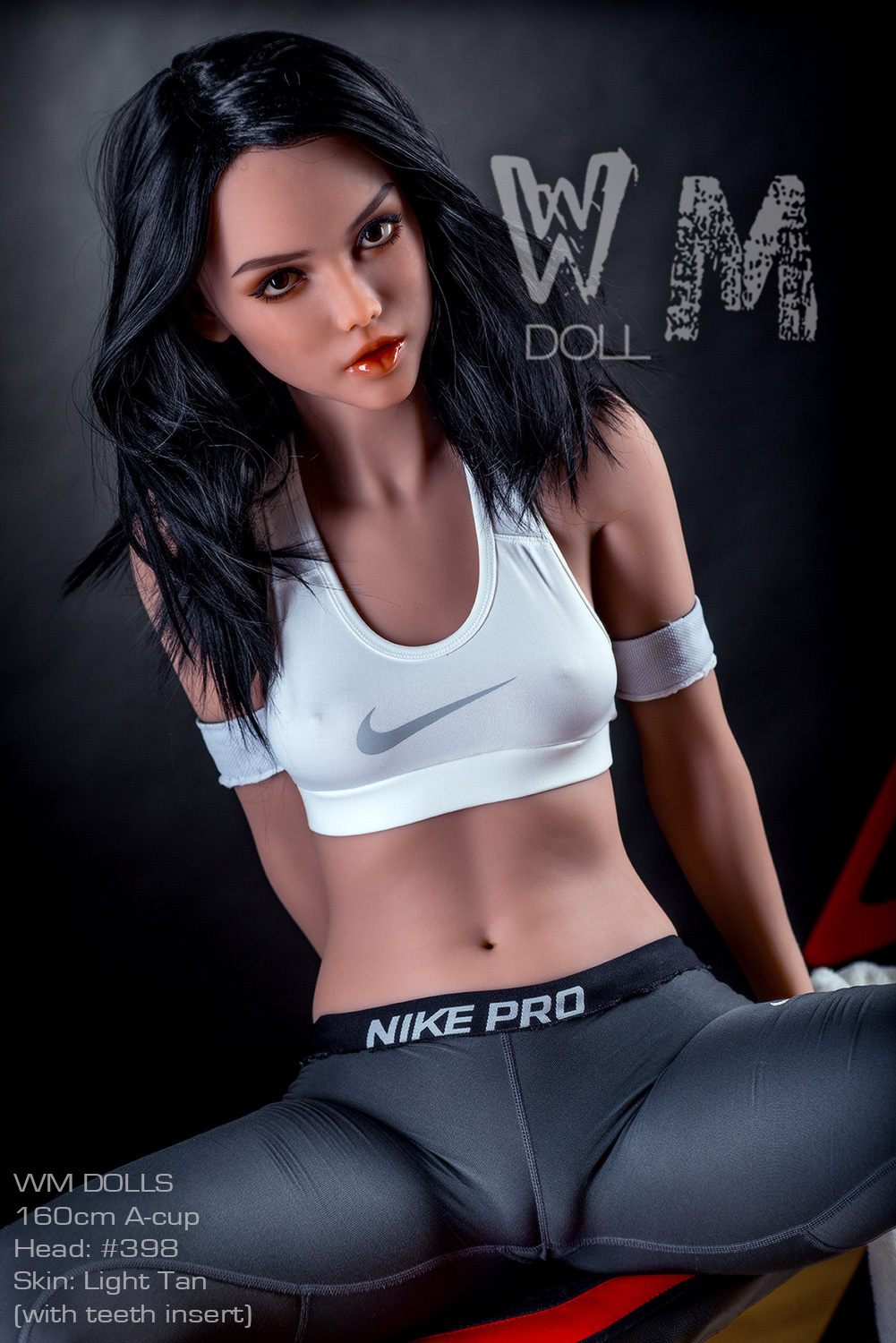 160cm A Cup S-TPE Realistic Sex Doll With Teeth Insert