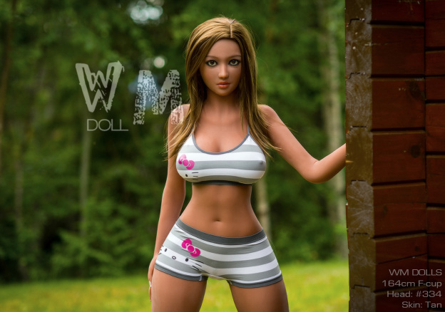 164cm F Cup S-TPE Realistic Sex Doll With Implanted Hair