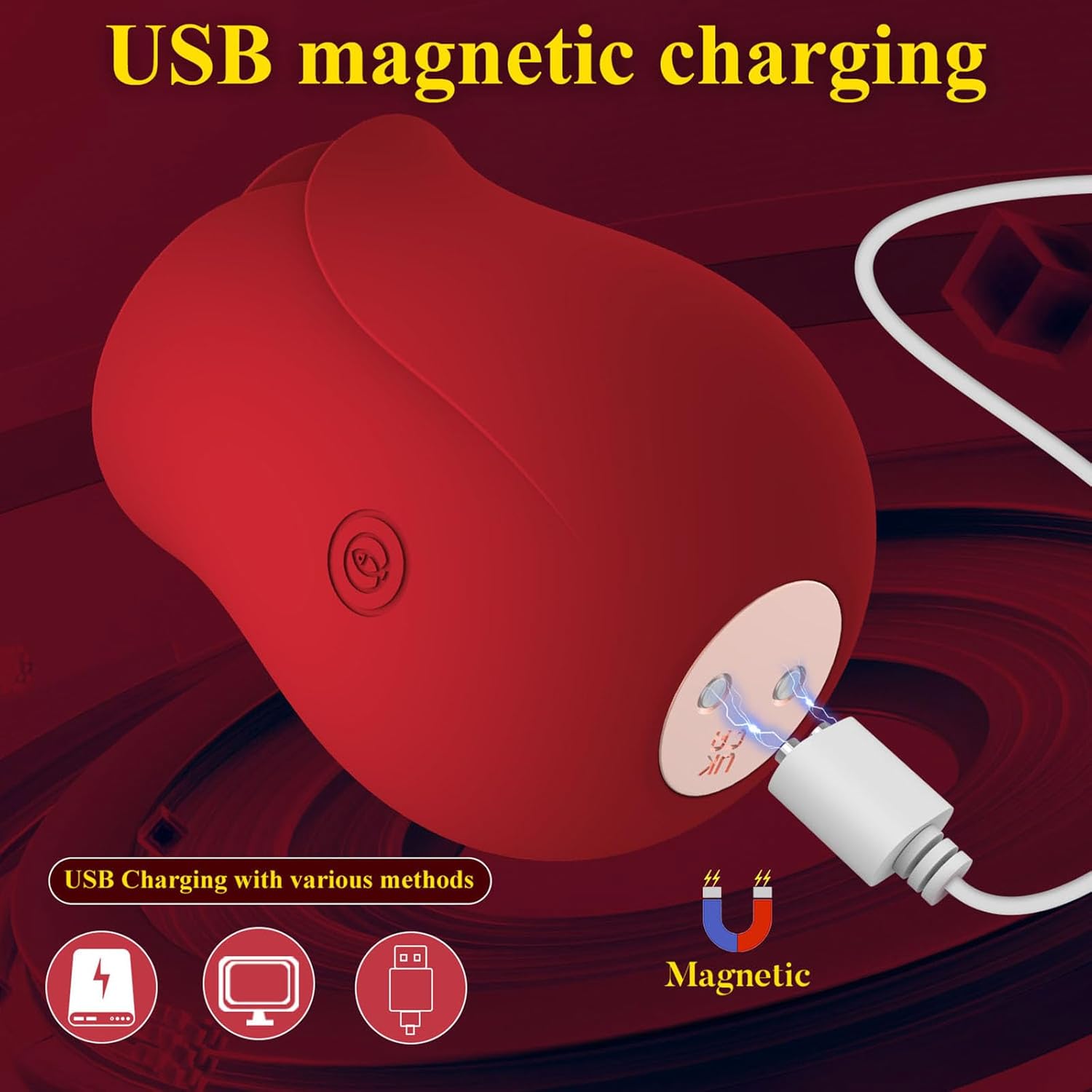 Clitoral Sucking & Slapping Vibrator – Rose Toy for Intense Pleasure-WeLovePlugs