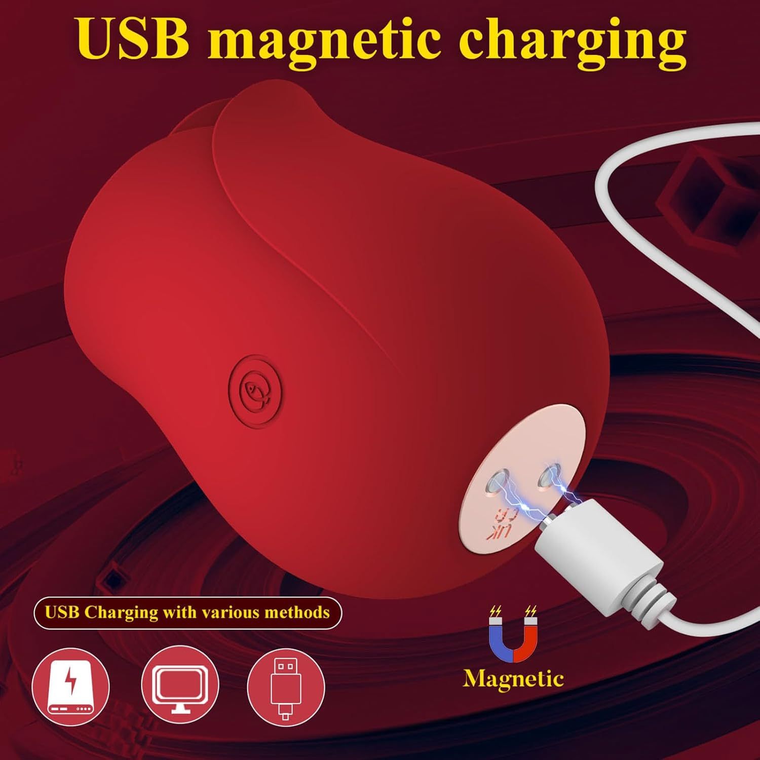 Clitoral Sucking & Slapping Vibrator – Rose Toy for Intense Pleasure-WeLovePlugs