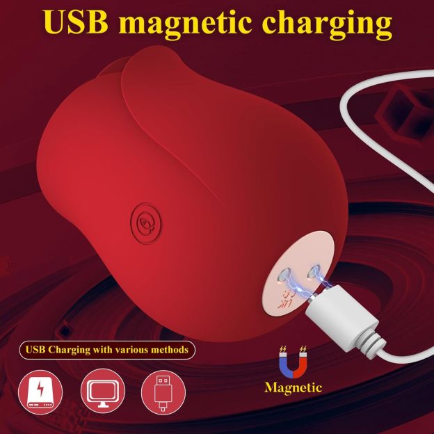 Clitoral Sucking & Slapping Vibrator – Rose Toy for Intense Pleasure-WeLovePlugs