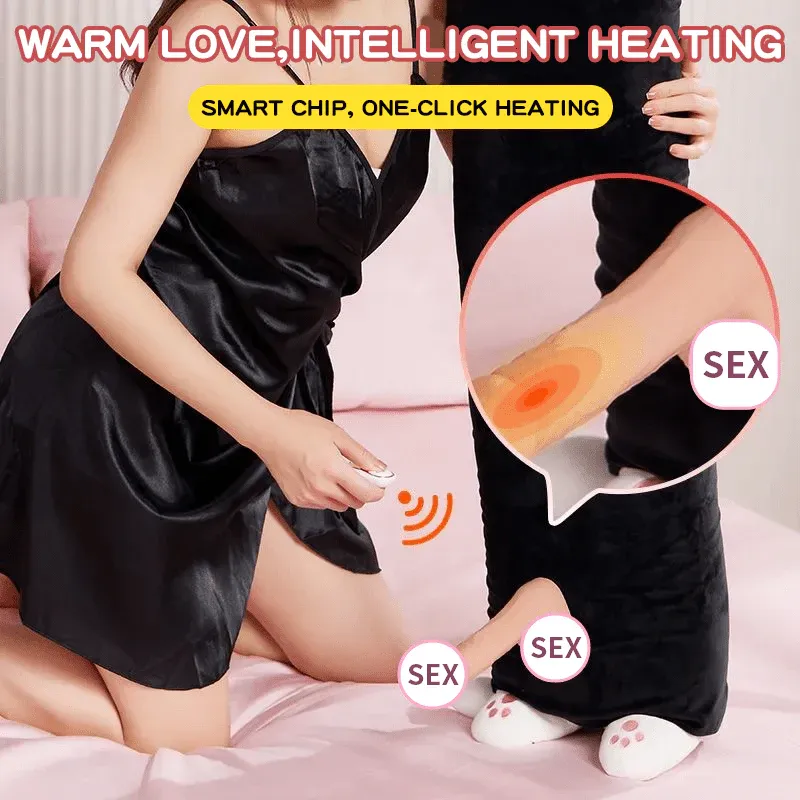 WhisperCat Thrusting Plush Pillow with Dildo Fucking Machine-WeLovePlugs