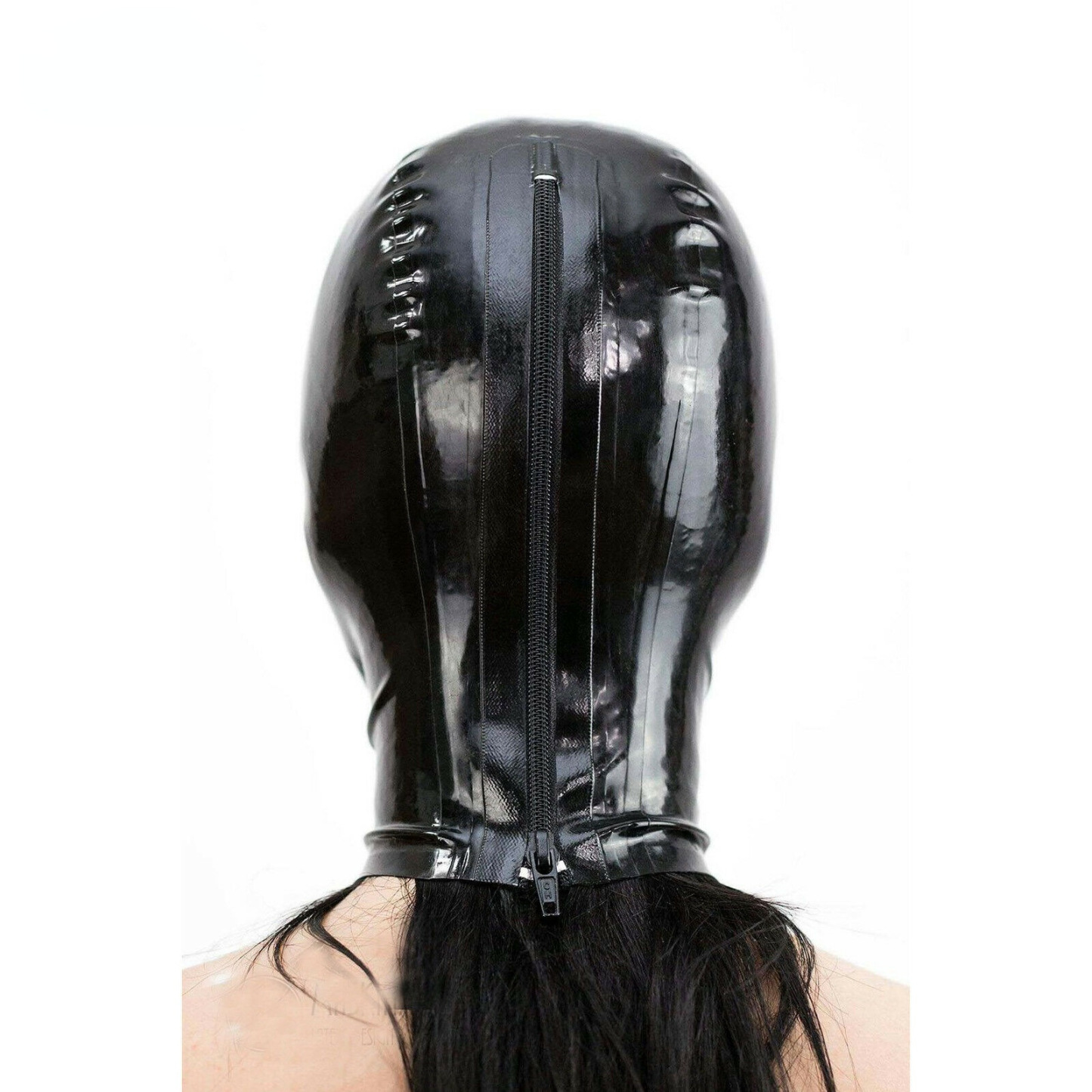 Latex SM Mask With Back Zipper -WeLovePlugs