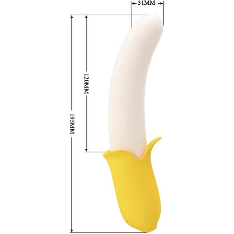 Pretty Love Banana Geek Thrusting Vibrator - image 3