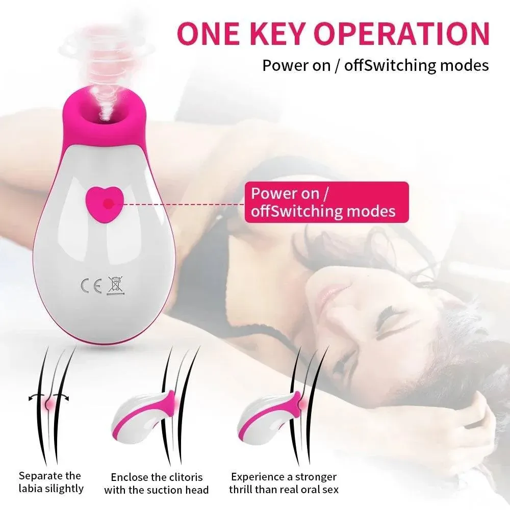 8-Mode Clitoral Sucking & G-Spot Vibrator – Dual Pleasure Stimulator-WeLovePlugs