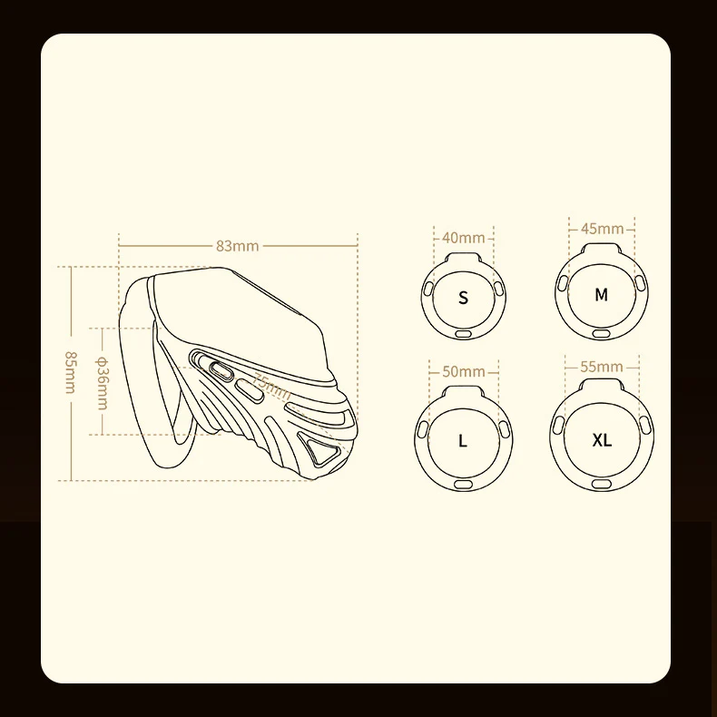 Electric Eel App-controlled Estim Chastity Cage - image 1