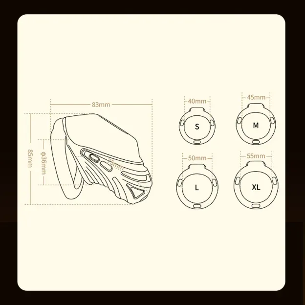 Electric Eel App-controlled Estim Chastity Cage - image 1