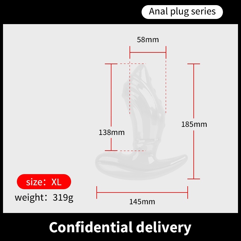 SharkTide TPE Anal Plug-WeLovePlugs