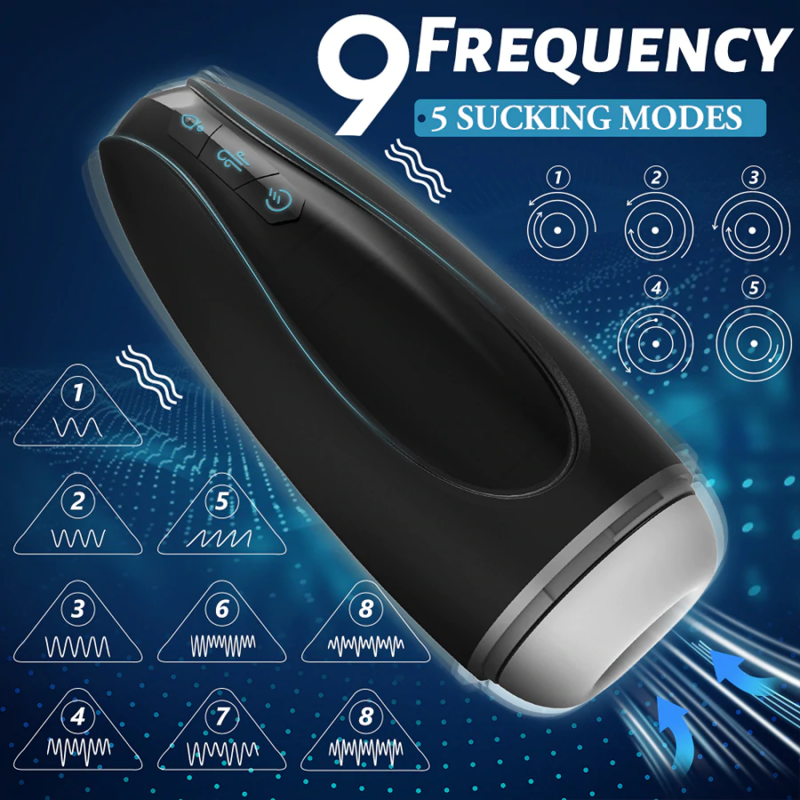 15 Modes Male Masturbatior Automatic Sucking -WeLovePlugs