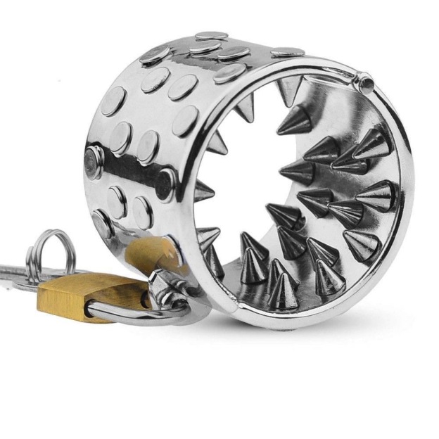 BDSM CBT Spiked Chastity Cage-WeLovePlugs