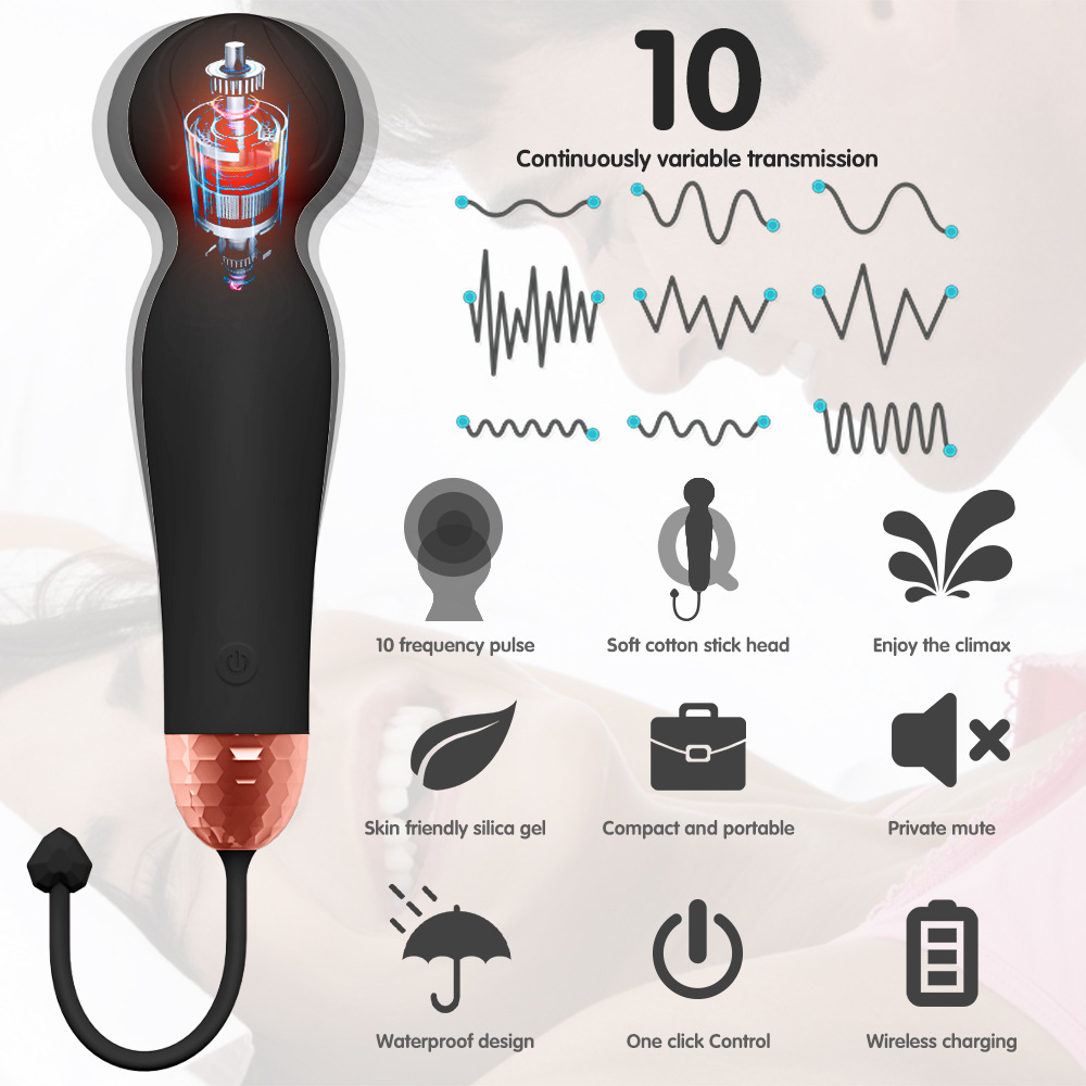 GlamourThrust - Luxe Massage Vibrator Wand