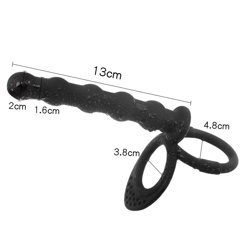 Butt Plug with 2 Cock Rings  