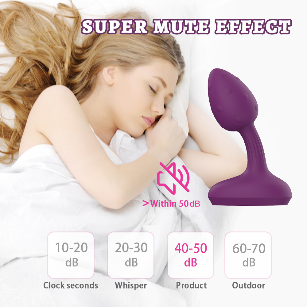 SilkyTouch Remote Control Vibrating Anal Butt Plug-WeLovePlugs