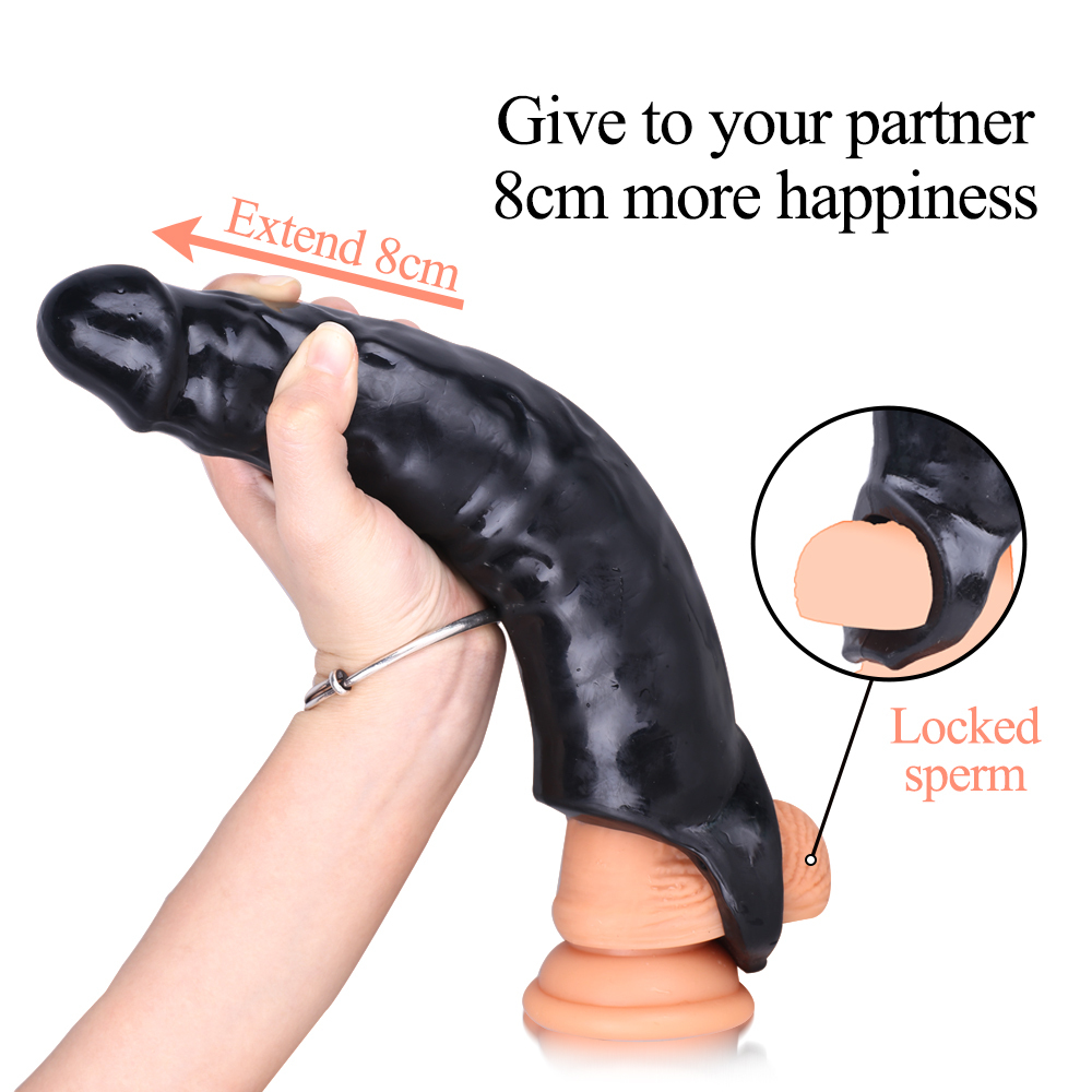 Mighty Penis Extender Sleeve with Ball Loop 