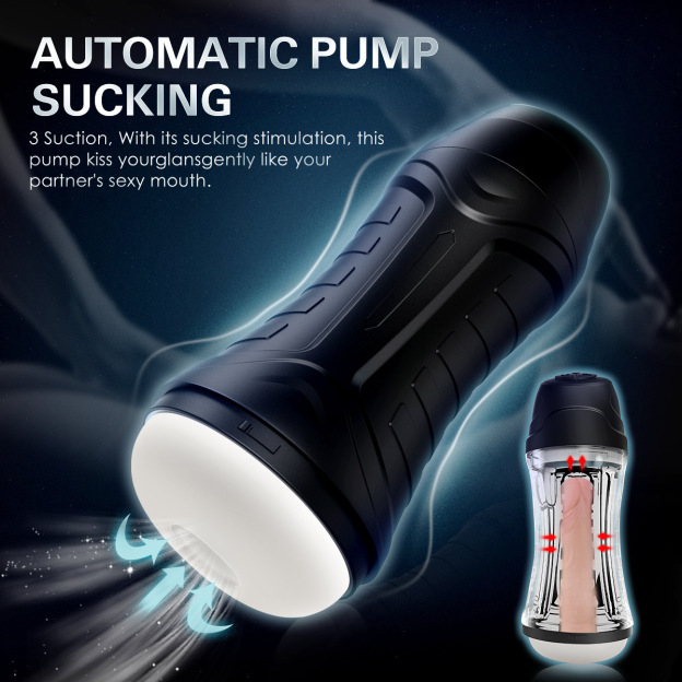 Ultimate Electric Masturbator – 3-mode Sucking & Vibrating Male Stimulation-WeLovePlugs