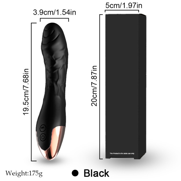 7.68" × 1.54" Silicone Vibrating Wand For Female-WeLovePlugs