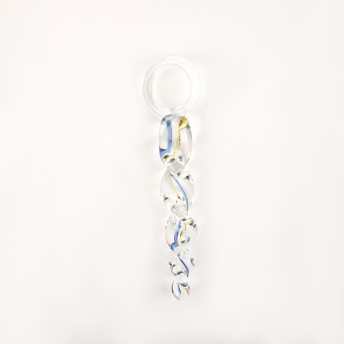 Anal Trainer Crystal Thread Glass Anal Plug - C - image 7