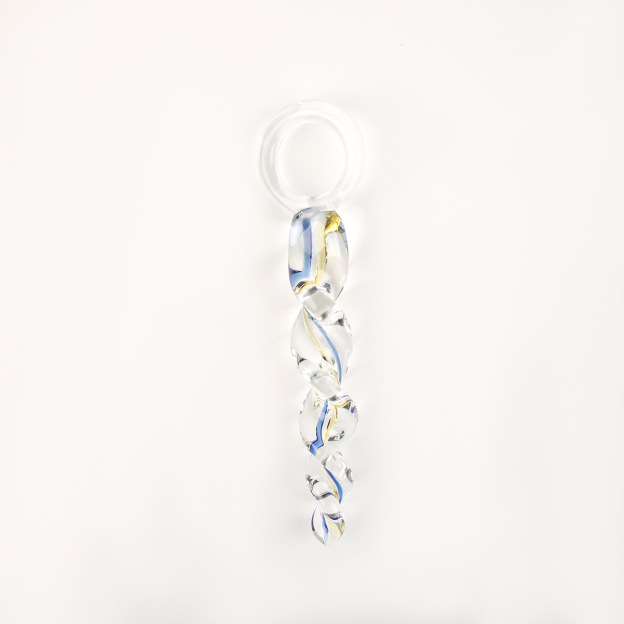 Anal Trainer Crystal Thread Glass Anal Plug - C - image 7