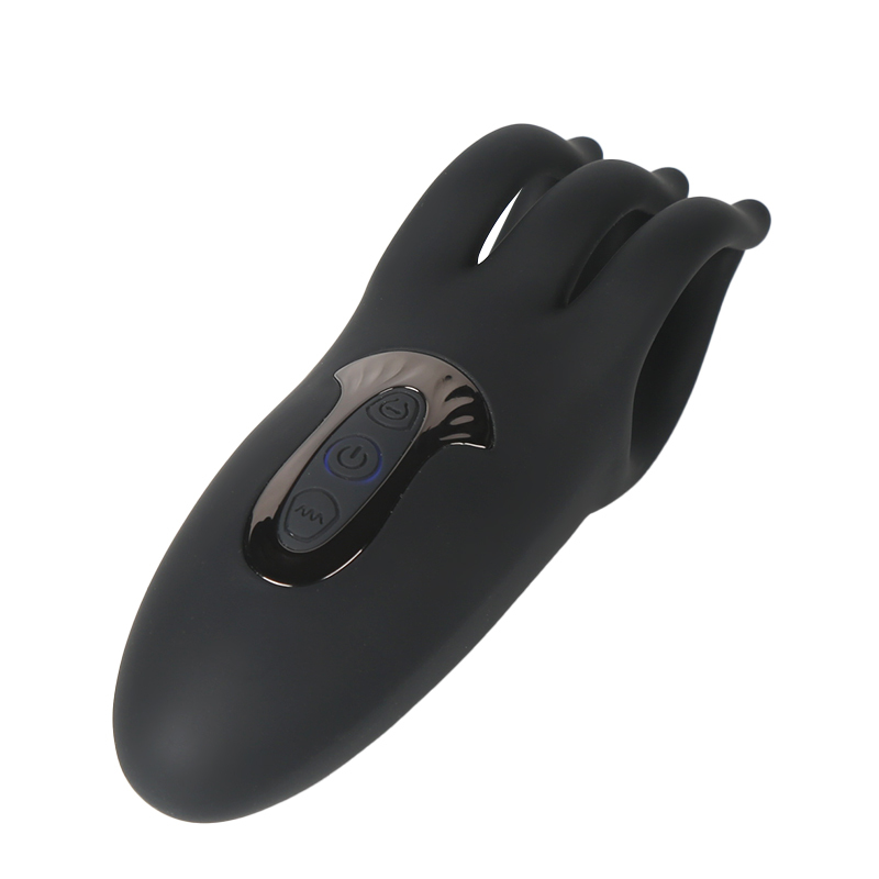 Octopus 6-Finger Glans Penis Massager with 10 Vibration Stroker-WeLovePlugs