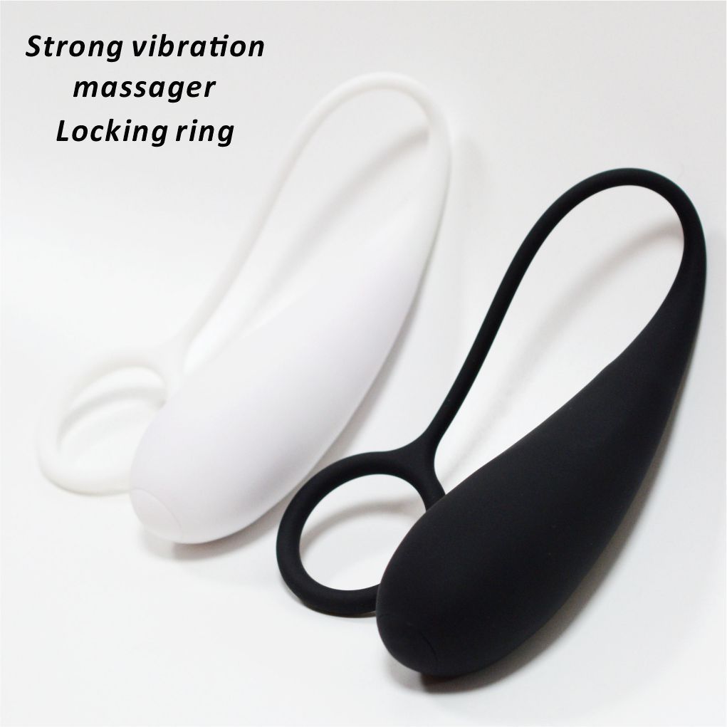 App Control Dual-Color Cock Ring with Vibrating Egg