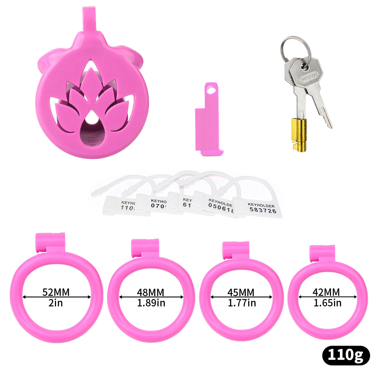 Breathable Sissy Chastity Cage with Belt-WeLovePlugs