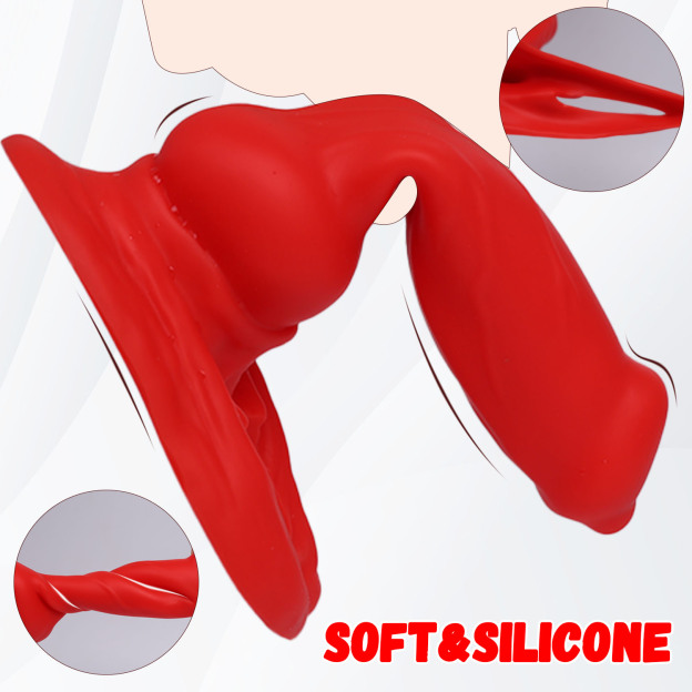 Alpha Canine Knot Fantasy Silicone Dildo - image 10
