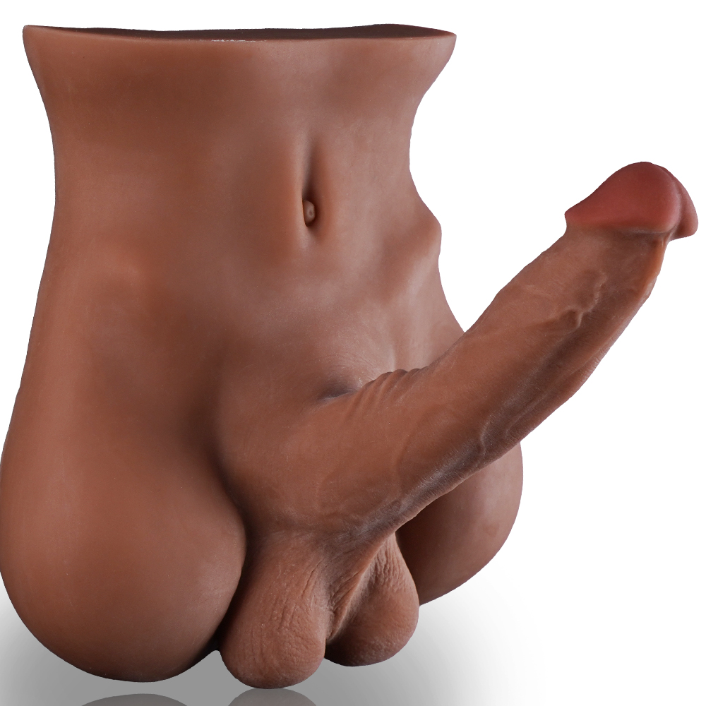 Lifelike Men's Torso for Women – Realistic Cock & Anal Experience