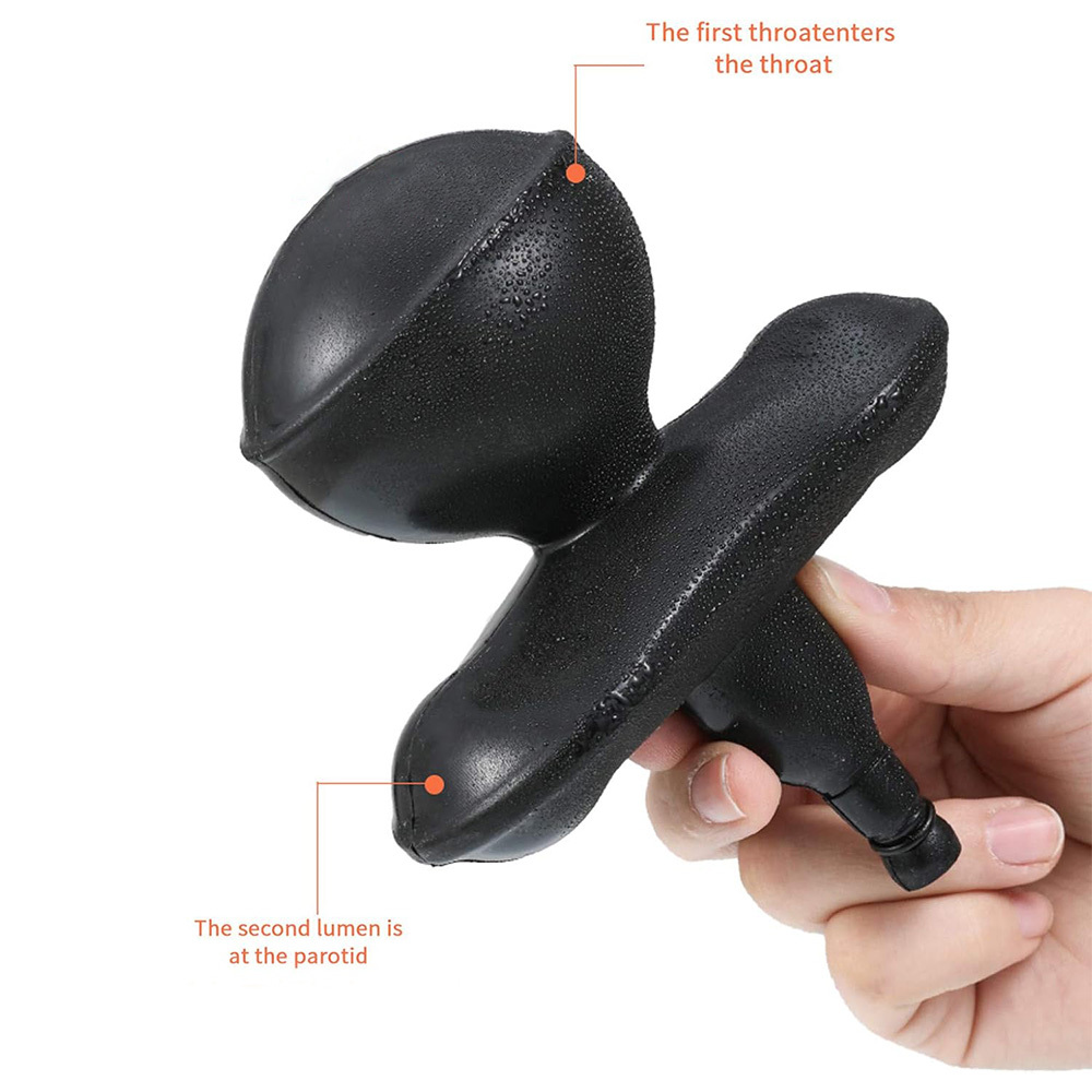Breathe Control Ball Gag Inflatable Butt Plug