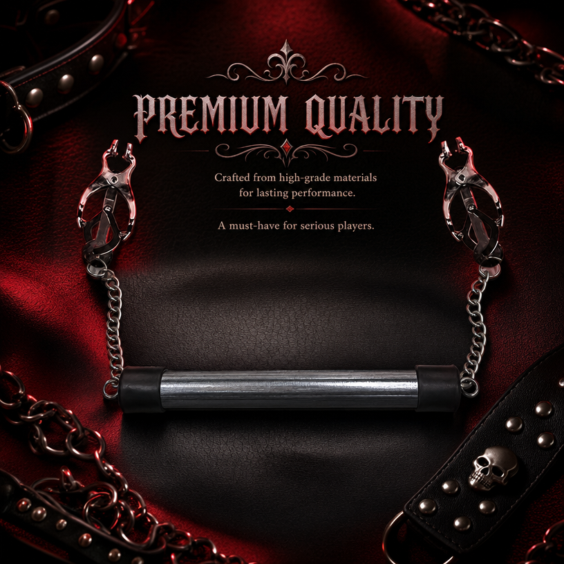 BDSM Toilet Paper Holder Nipple Clamps - image 4