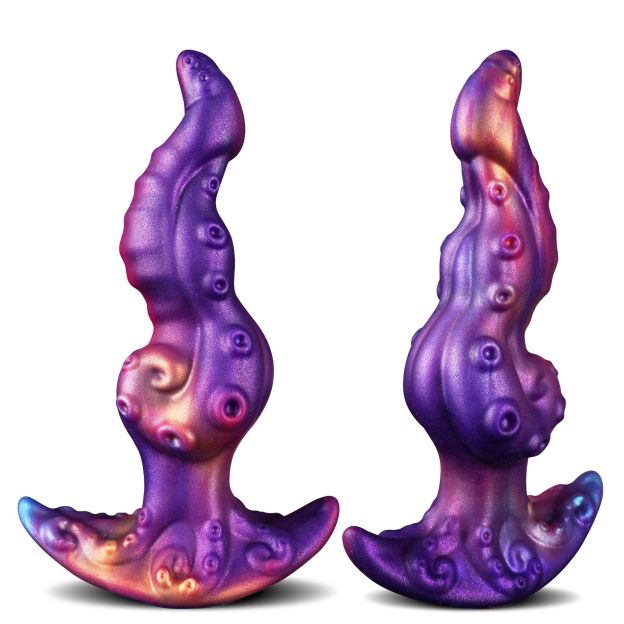 Iridescent XenoFlex Textured Butt Plug - image 7