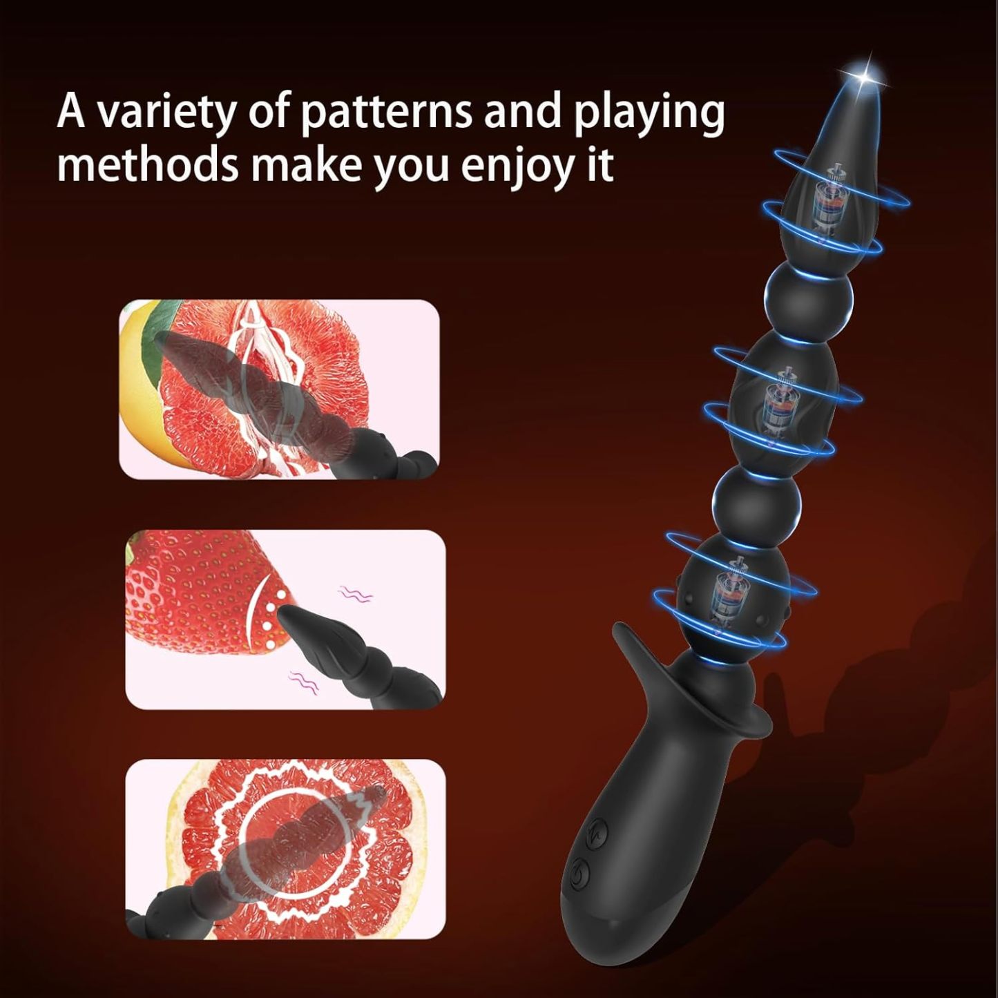 Triple Motor Anal Vibrator – 10 Speed