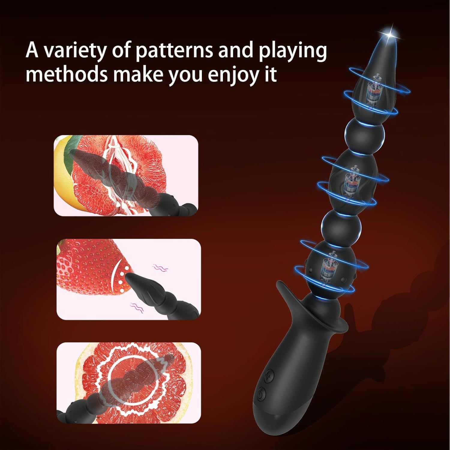 Triple Motor Anal Vibrator – 10 Speed