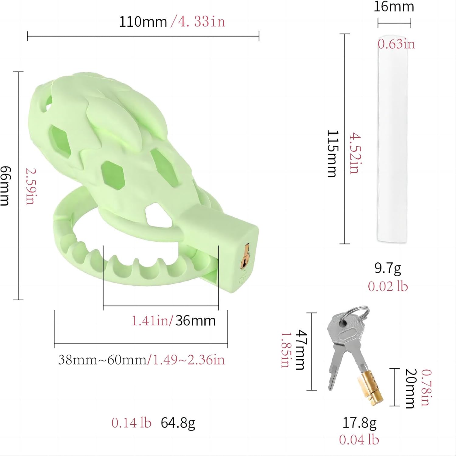 Mech-Style Chastity Cage 3D Printed Edition -WeLovePlugs