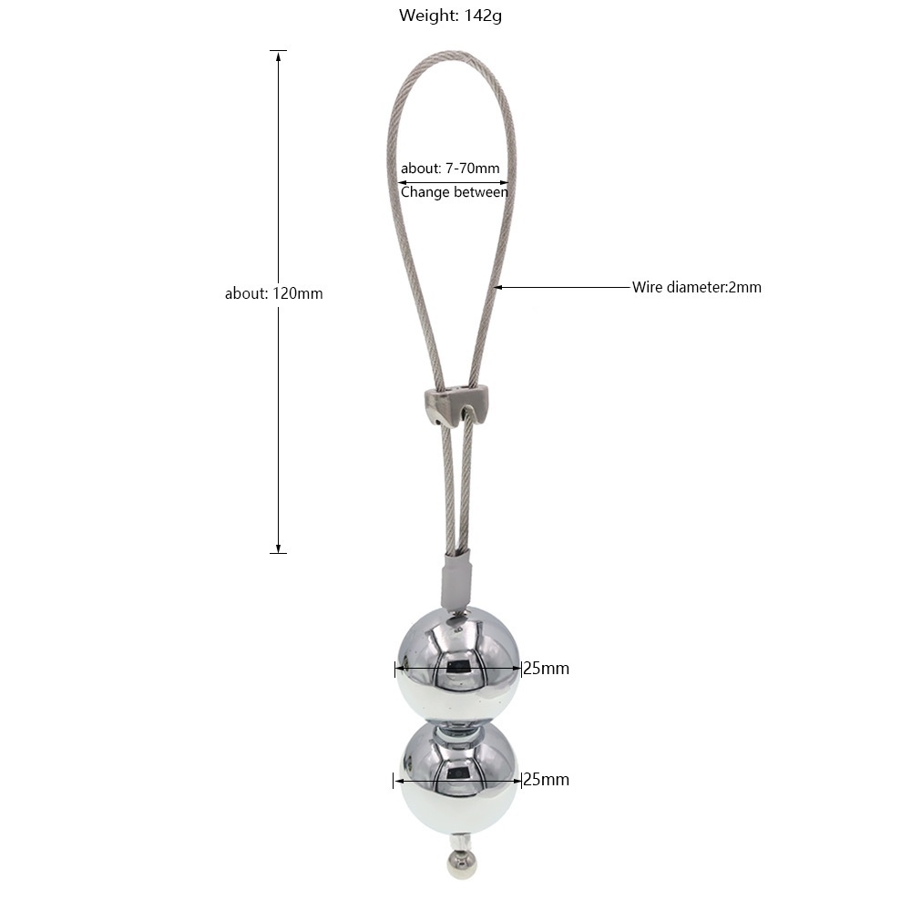 BDSM CBT Penis Training Weights -WeLovePlugs